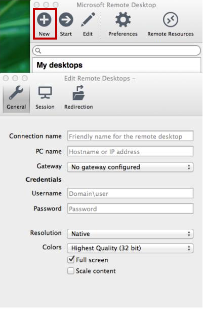 microsoft remote desktop for mac display issue